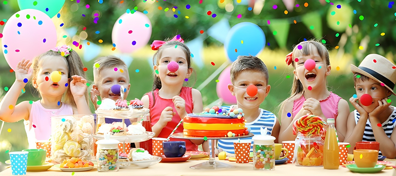 Evento decorado con globos